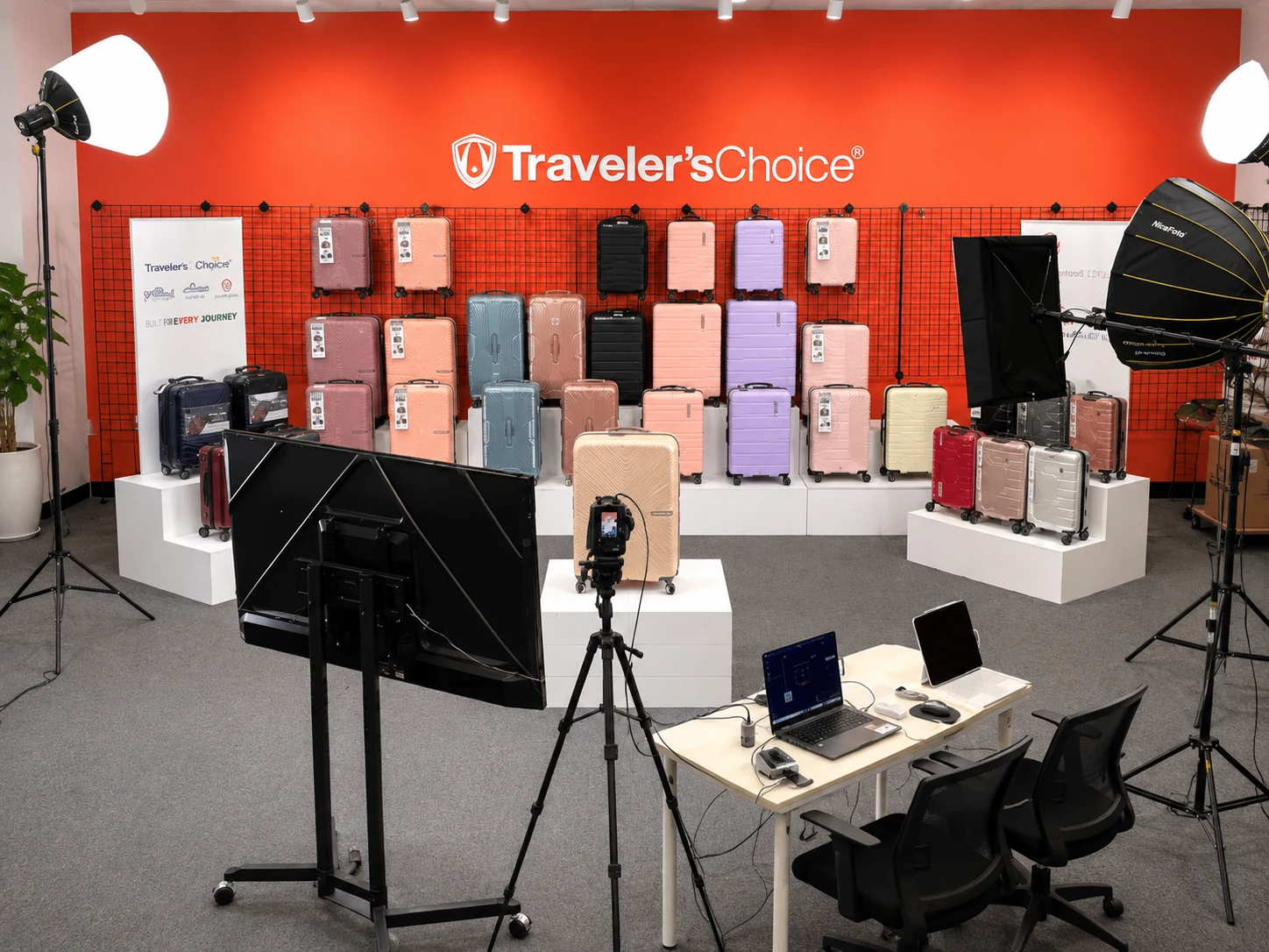 Traveler's Choice luggage live studio